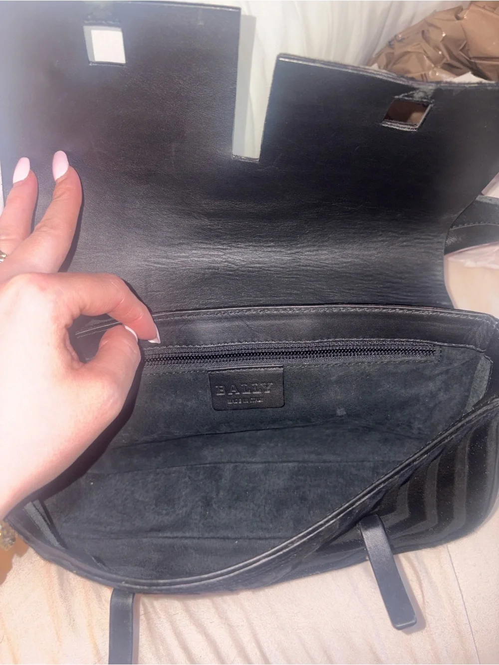 Bally vintage pony hair shoulder bag - Picture 7 of 7